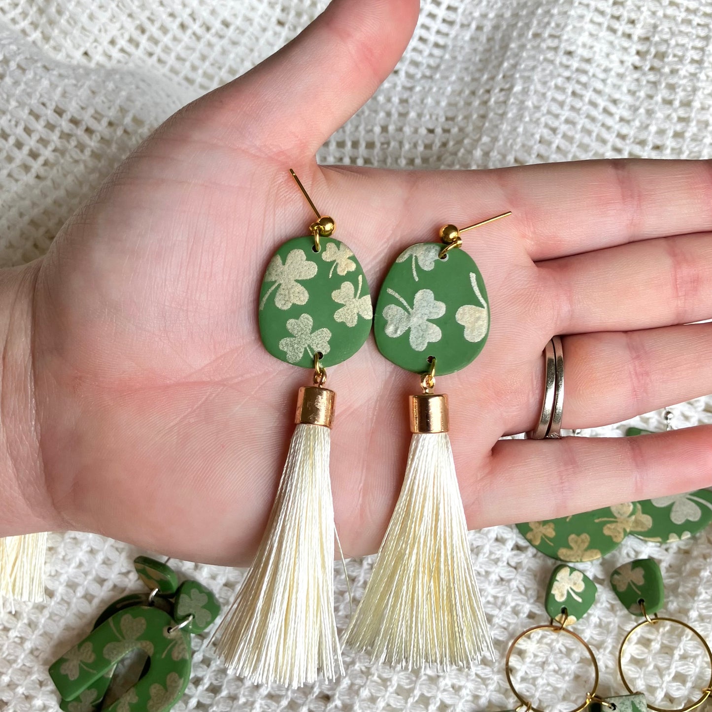 Green & Gold St. Patrick’s Day Earrings