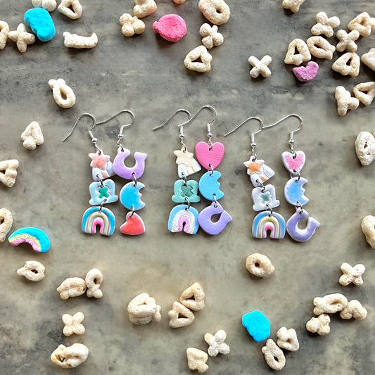 Lucky St. Patrick’s Day Marshmallow Charm Earrings