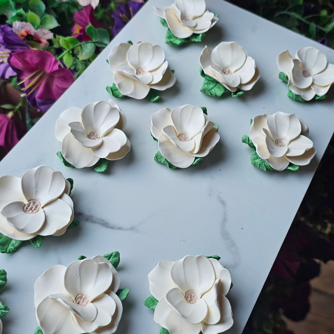 Magnolia Blossom Earrings
